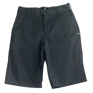 DC Boys Flat Front Dark Grey Shorts Size 26
